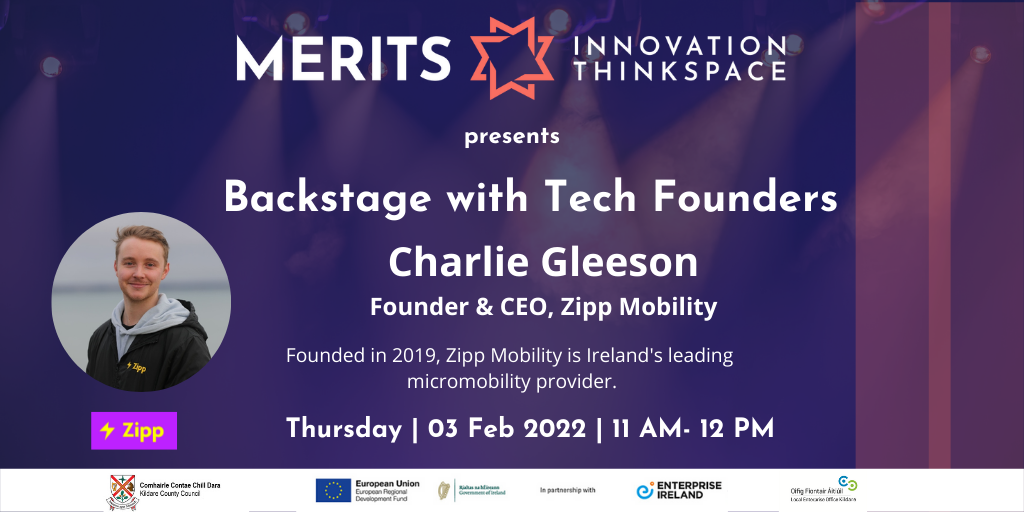 Backstage with Tech Founders  Charlie Gleeson Founder Zipp Mobility