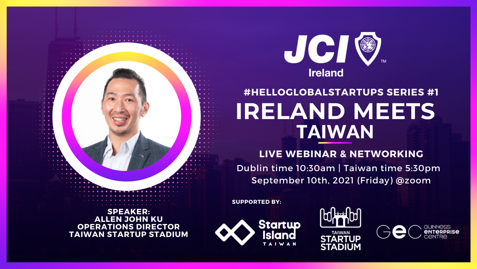 Hello Global Startups 1  Ireland Meets Taiwan