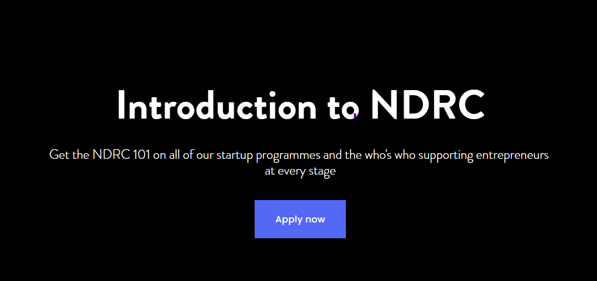 Introduction to NDRC